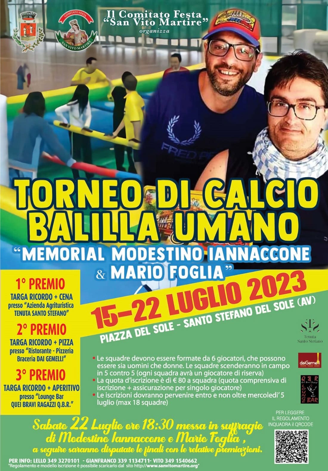 Torneo San Vito Memorial Modestino Iannaccone Mario Foglia